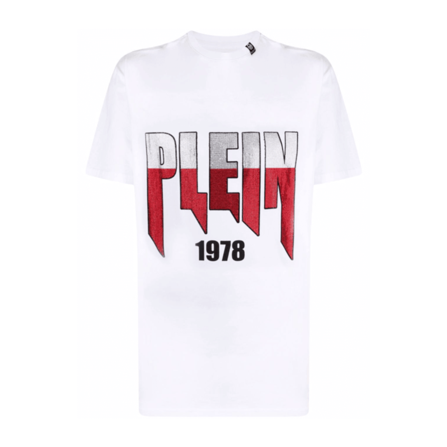 Philipp Plein logo print cotton T shirt White Lit Luxury